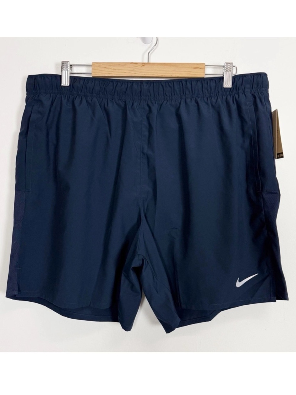 Nike Challenger Brief-Lined Running Shorts Mens XXL Navy Blue Dri-Fit DV9359 NWT